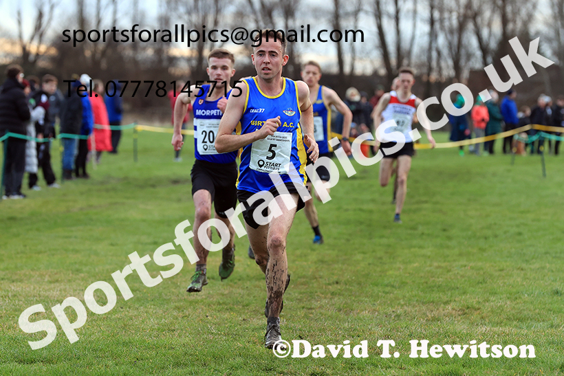 Senior mens 2024 NECAA Cross Country Champs., Temple Park, South Shields. Photo: David T. Hewitson/Sports for All Pics